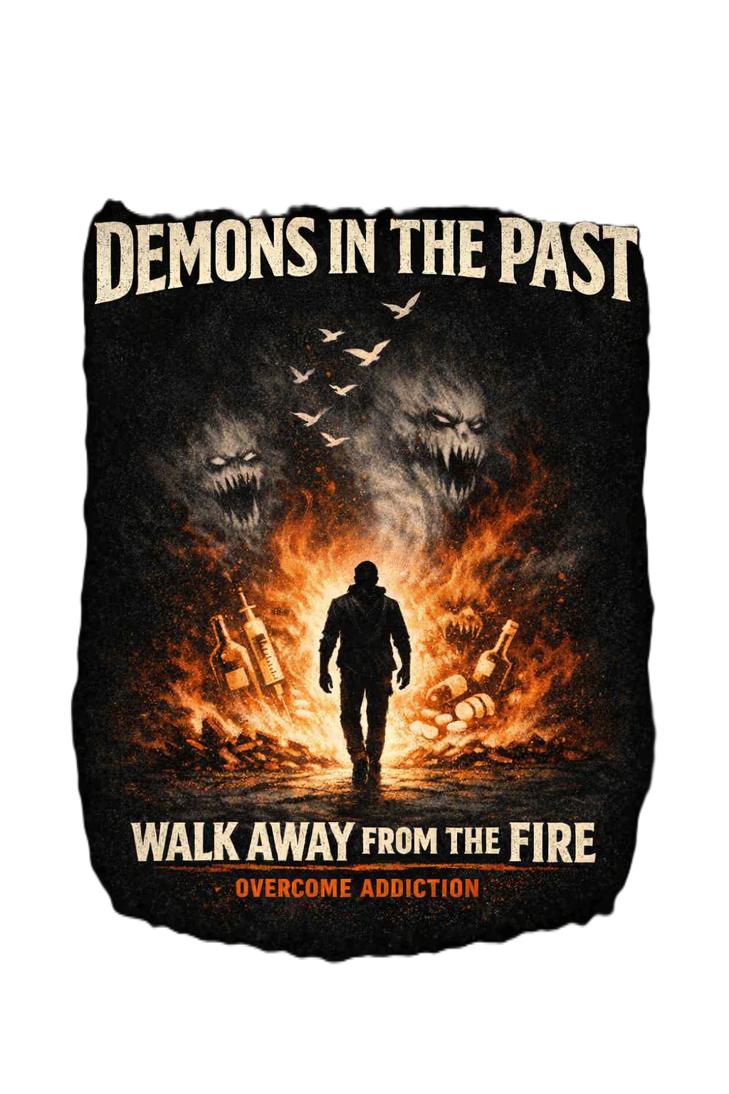 Heavy Blend Hooded Sweatshirt | Walk Away From The Fire